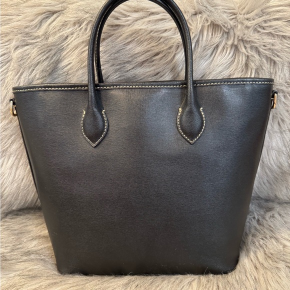 Dooney & Bourke Black Leather Satchel Bag - Picture 9 of 12